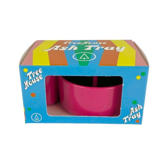 A top-down view of the TreeHouse AshTray, showcasing its smooth, rounded form against a plain background.