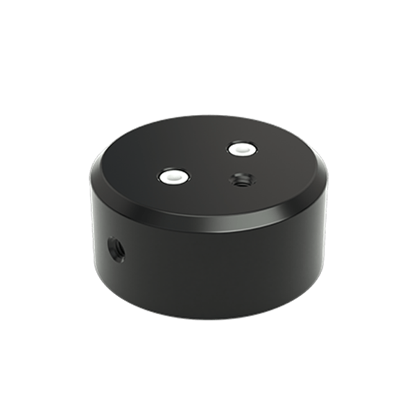 Close-up of the Stündenglass Modül Replacement Carb Cap, shown from above with a dark, reflective surface.