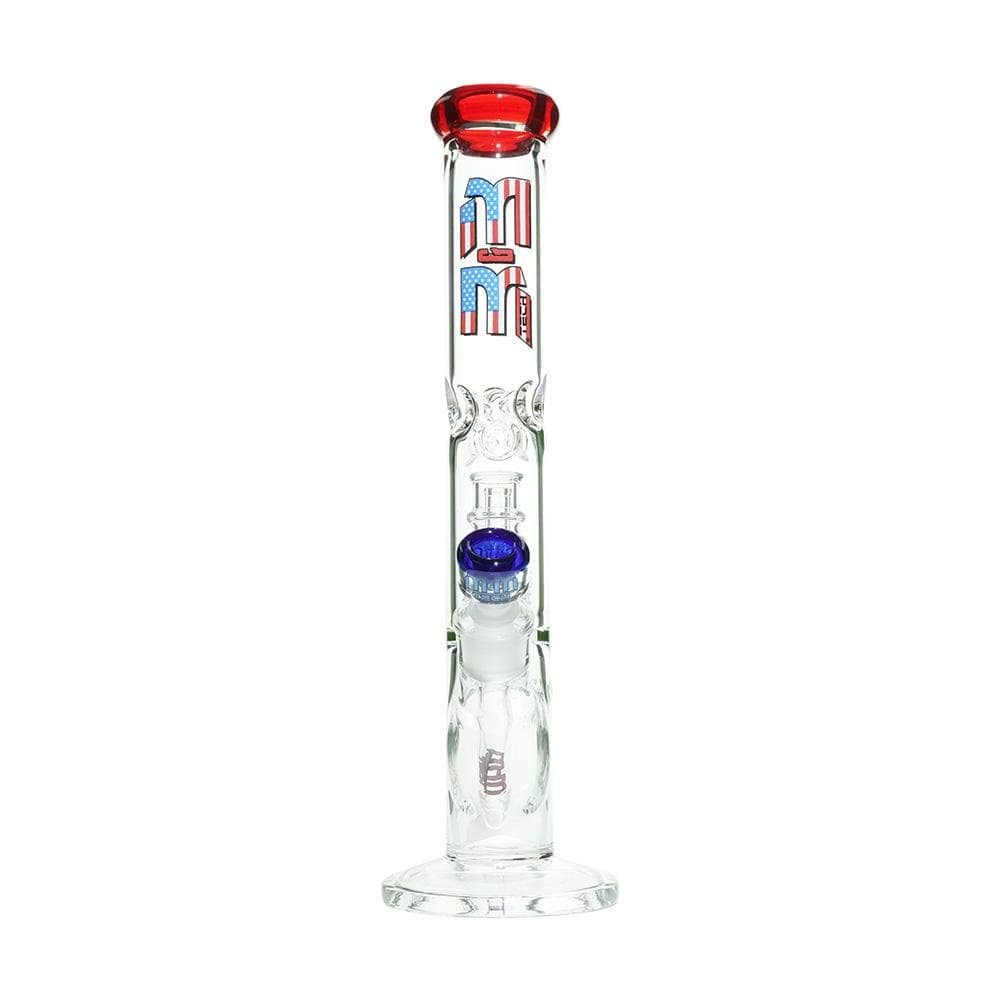 MM-TECH-USA Waterpipe USA Straight Tube with Chandelier Percolator by M&M Tech
