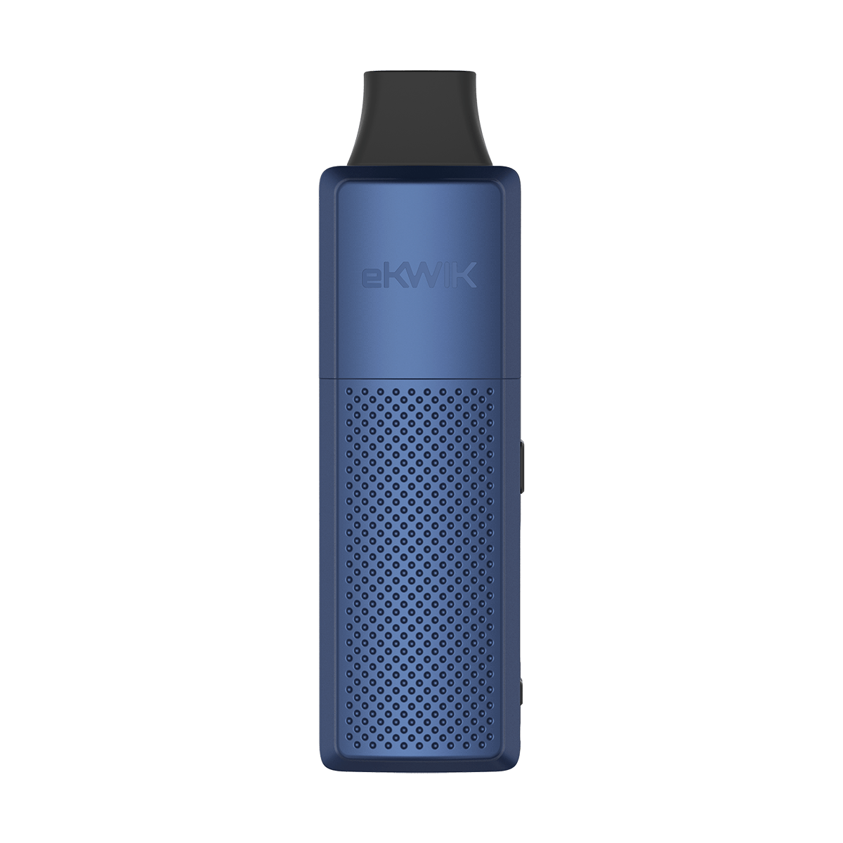 Front view of the eKWIK, a sleek, dark-colored device against a plain white background.