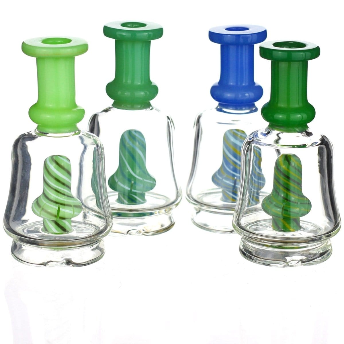 Downtown Wholesale & DI Glass Swirl Showerhead Puffco Glass Attachment