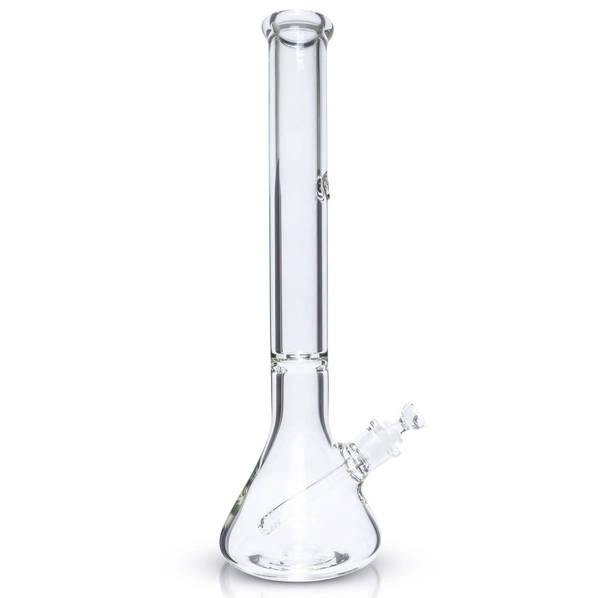 Front view of the 18 Inch Tank MAX, a clear glass beaker with a simple, cylindrical shape and smooth lines.