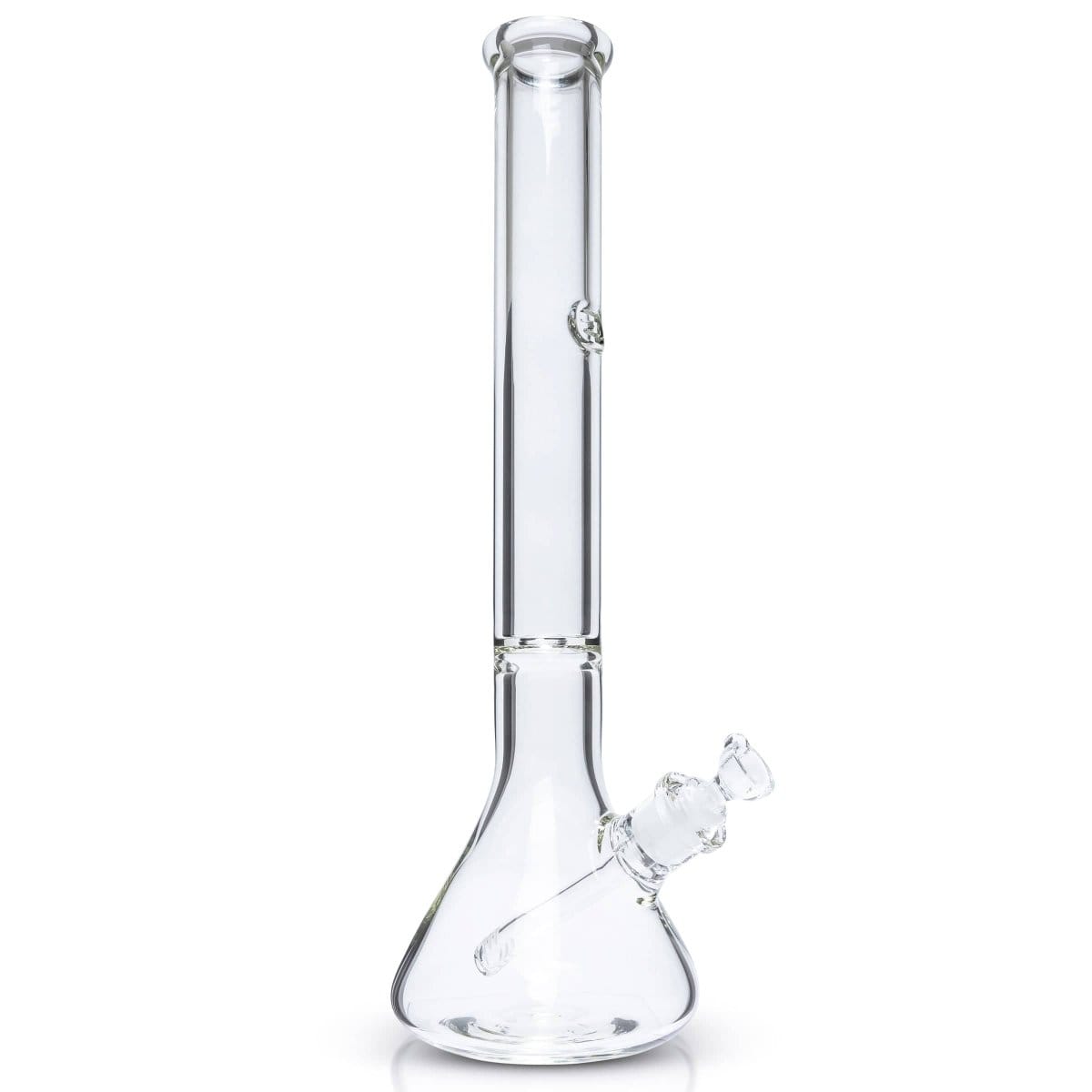 Front view of the 18-inch Tank MAX, a clear glass beaker with a simple, cylindrical form and clean lines.