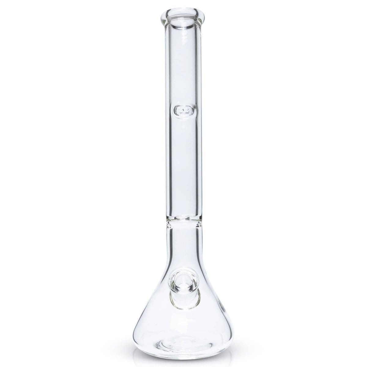 Front view of the 18-inch Tank MAX Bundle, a clear glass beaker with a simple, cylindrical shape and reflective base.