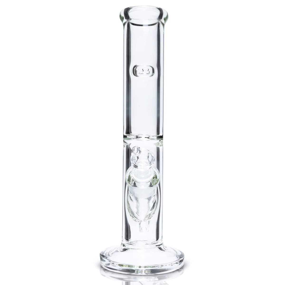 A straight-on view of the 12-inch Tank Straight Tube Bundle, showcasing the clear glass tube against a neutral background.