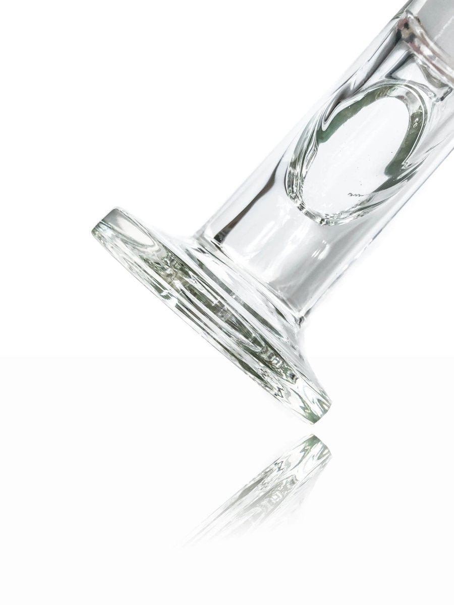 A side view of the 12-inch Tank Straight Tube Bundle, showcasing the clear glass tube and simple design.