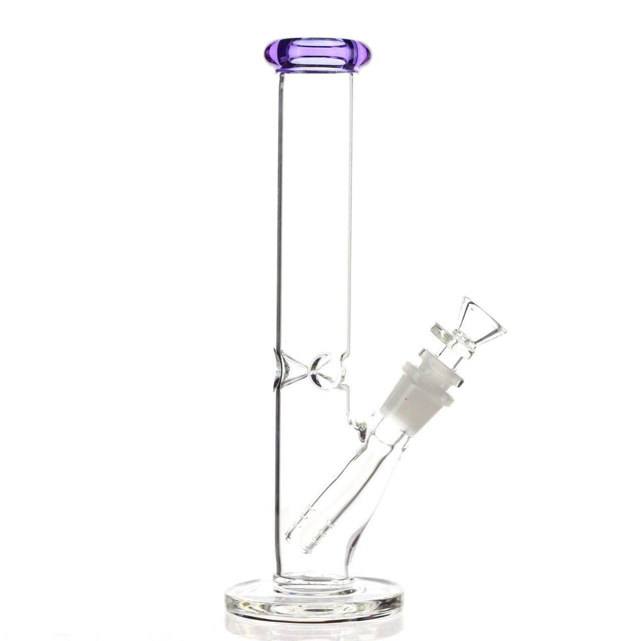 YNY Glass Purple The Straight Shooter Bong