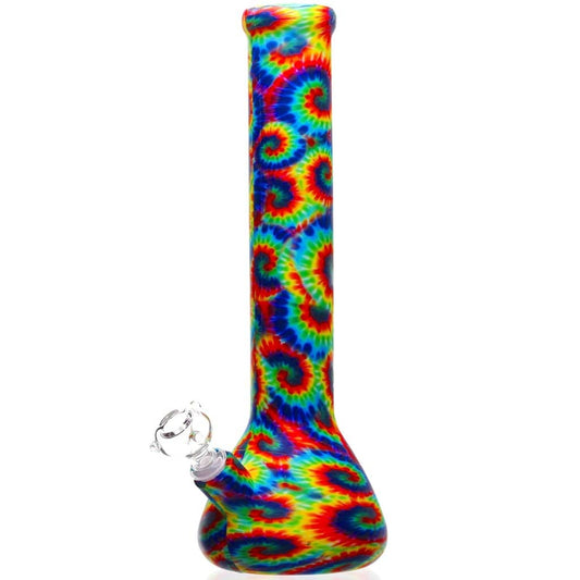 Himalayan Glass (Kapil) Silicone Tie Dye Silicone Bong 009-TIE-DIE-SILICONE-BONG