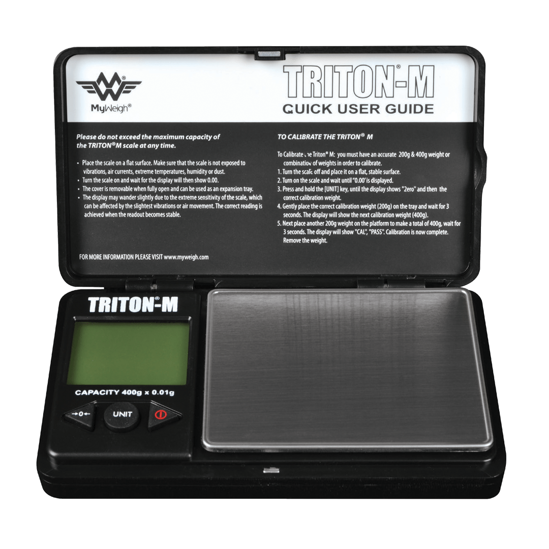 HBI Scale Mini-400g x 0.01g My Weigh Triton 2 Scale