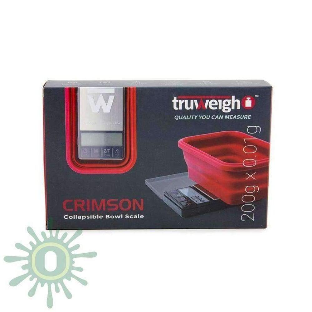 Truweigh Scales 200g x 0.01g Truweigh Crimson Scale Collapsible Bowl