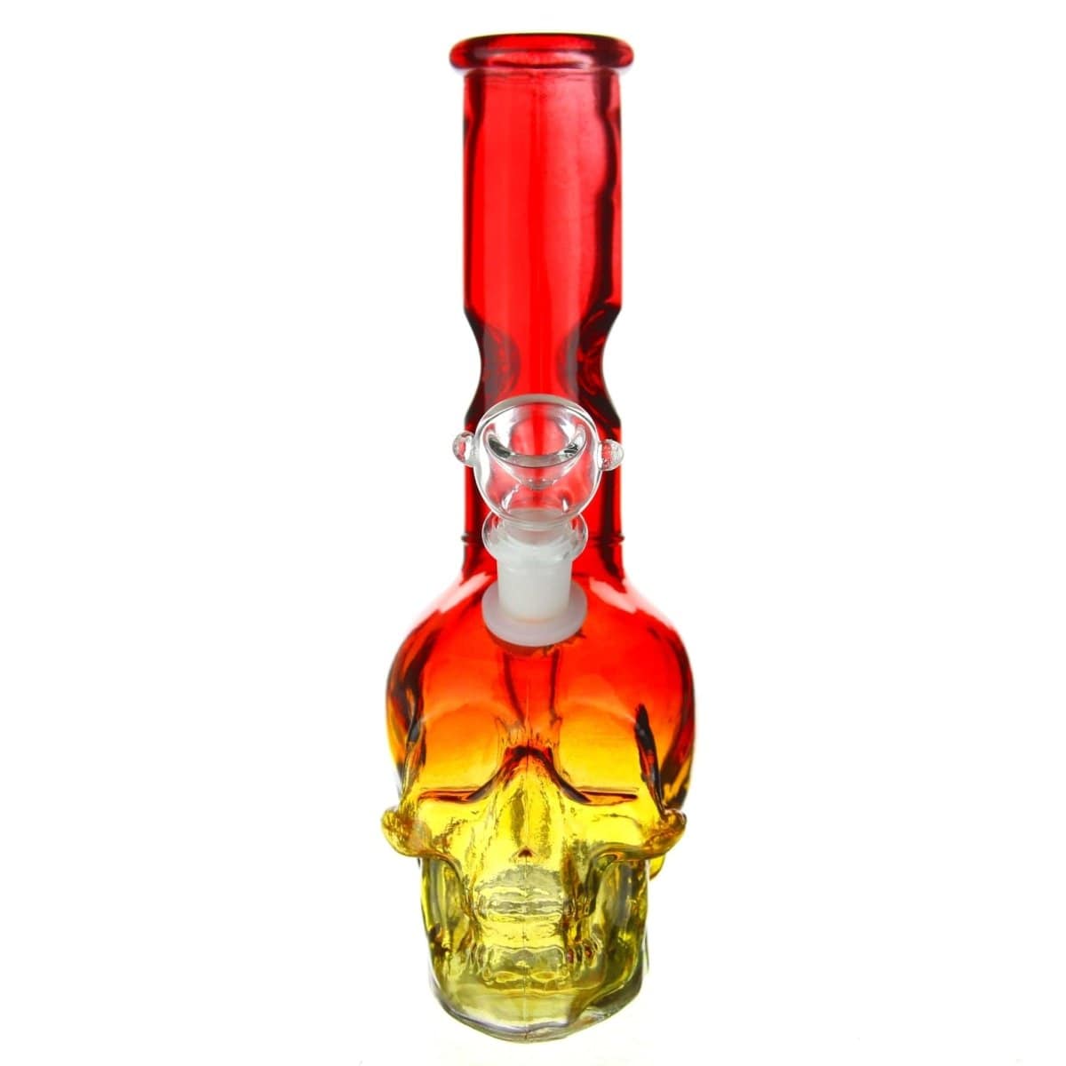 Benext Generation Glass Red Two Tone Skull Bong