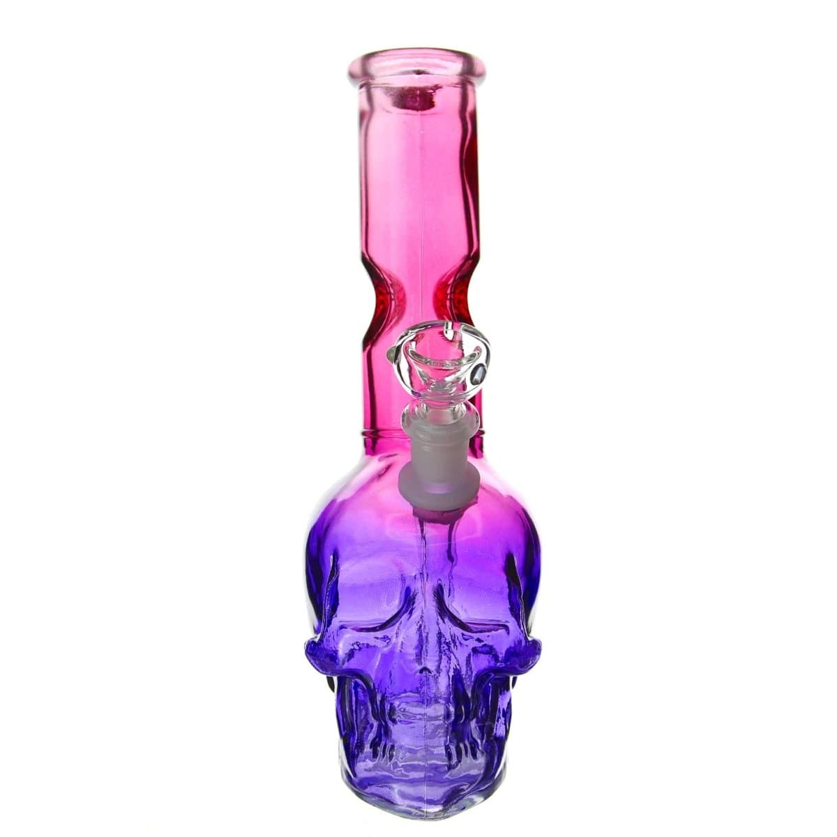 Benext Generation Glass Pink Two Tone Skull Bong