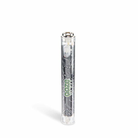 Ooze Batteries and Vapes Panther Black Slim Clear Series Transparent 510 Vape Battery