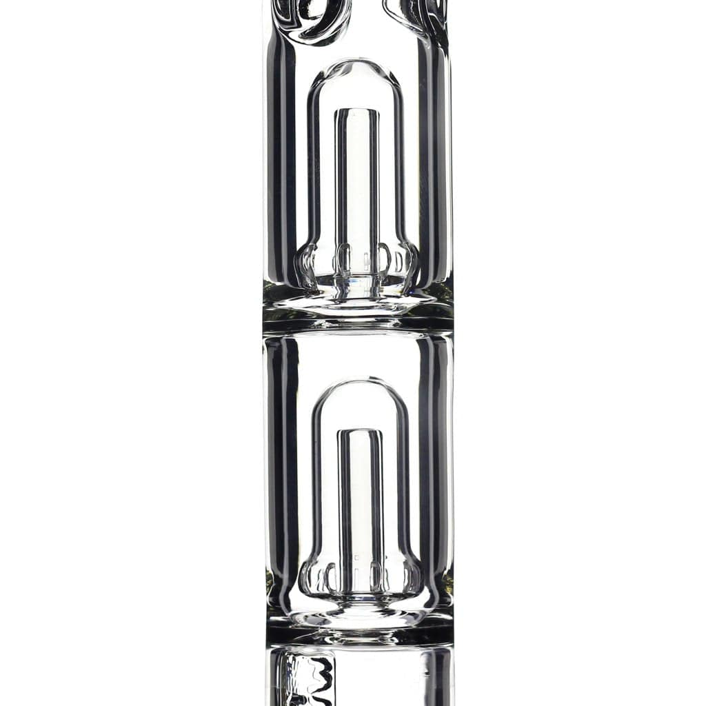 Atom Glass Glass USA Double Shower Straight Shooter Bong