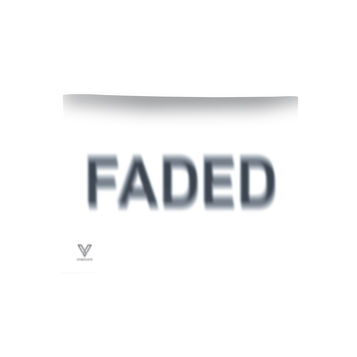 Close-up of the V-Syndicate Glass Rolling Trays, showcasing their smooth, reflective surface against a dark backdrop.