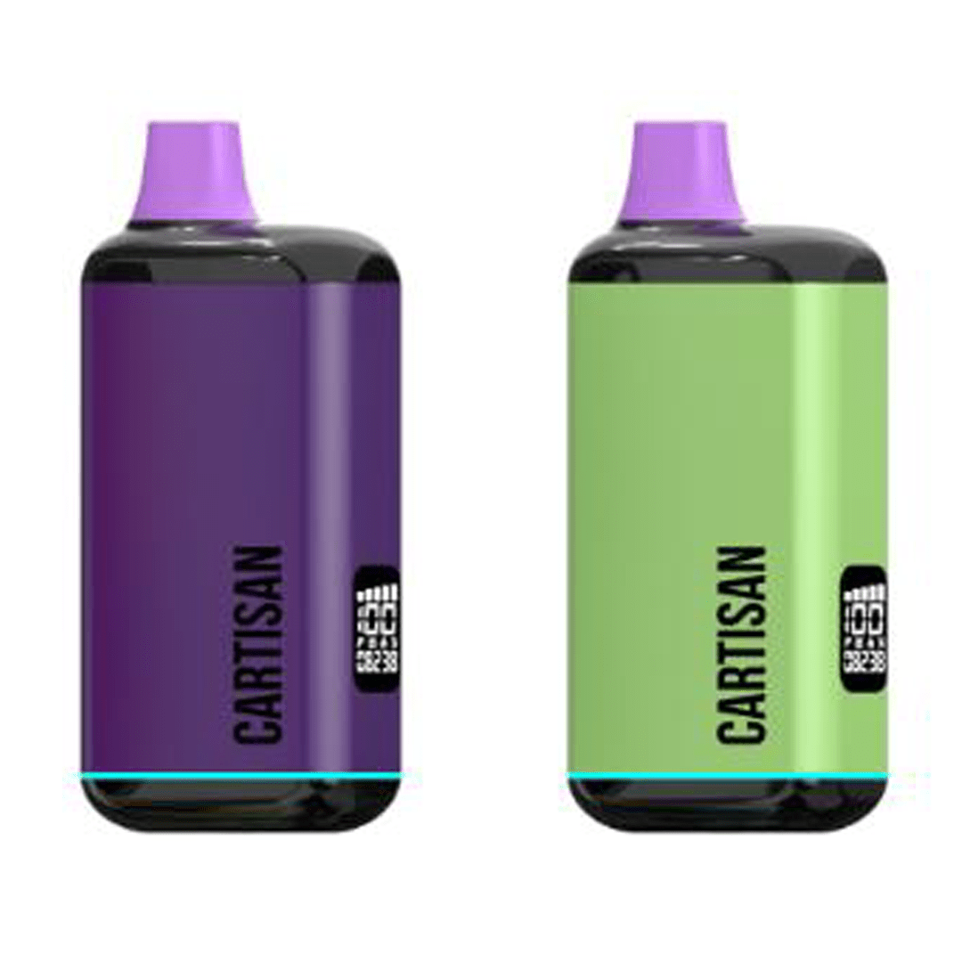 Cartisan Vaporizer Purple to Green Cartisan Veil Bar Pro
