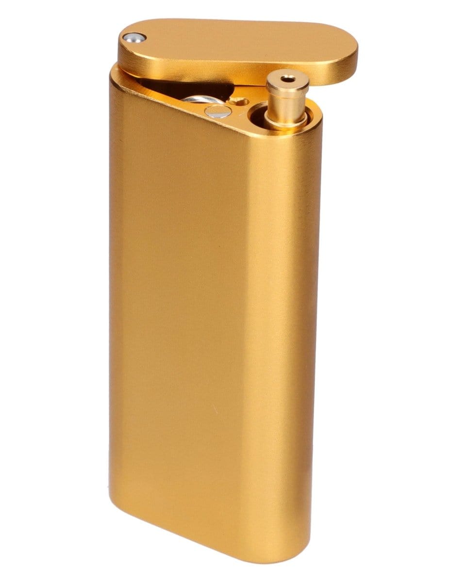 Daily High Club Hand Pipe Gold 4" Aluminum Dugout And Chillum