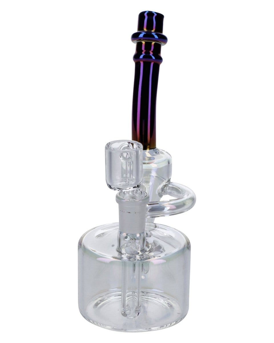 Daily High Club Bong Electro Plated Puck Recycler Bong