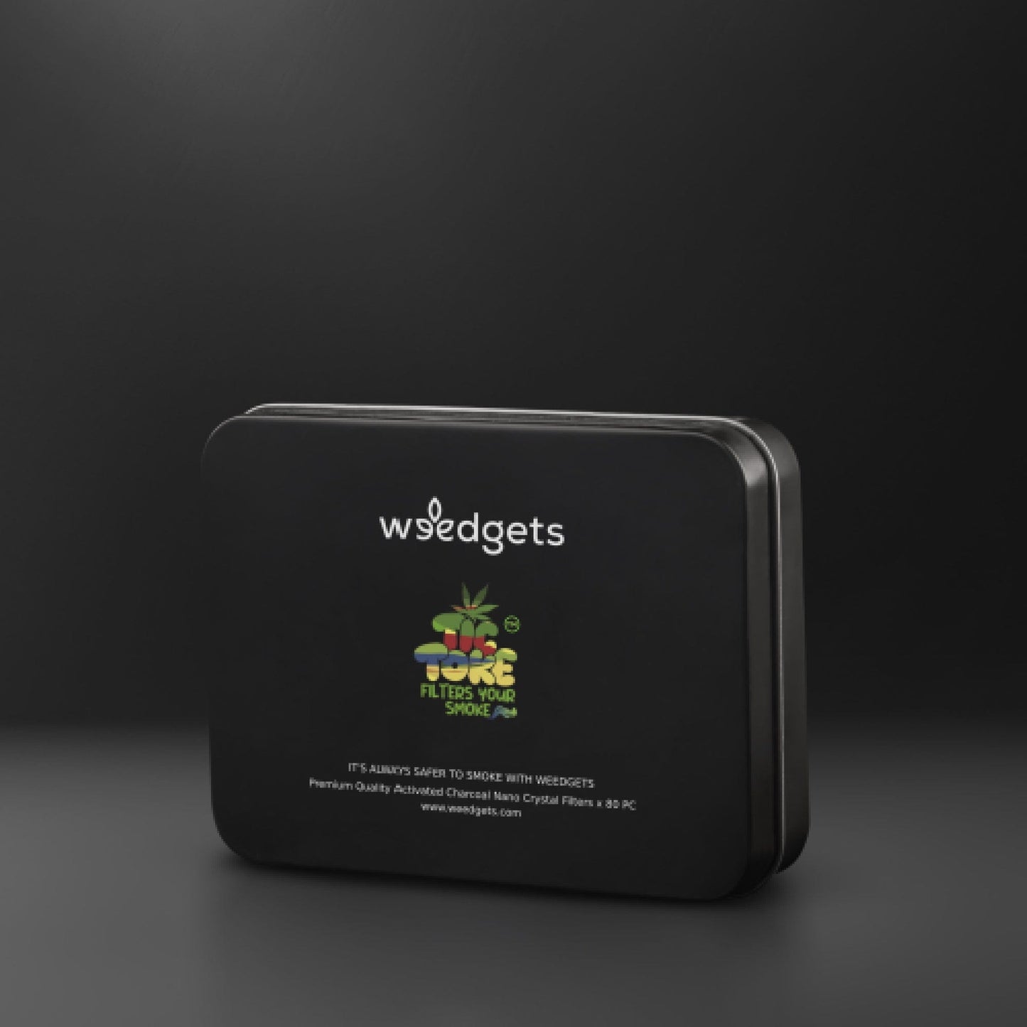 CHARCOAL NANO CRYSTAL FILTERS - 80 pc (8mm) are displayed in a top-down shot with the filters neatly stacked on a white surface.