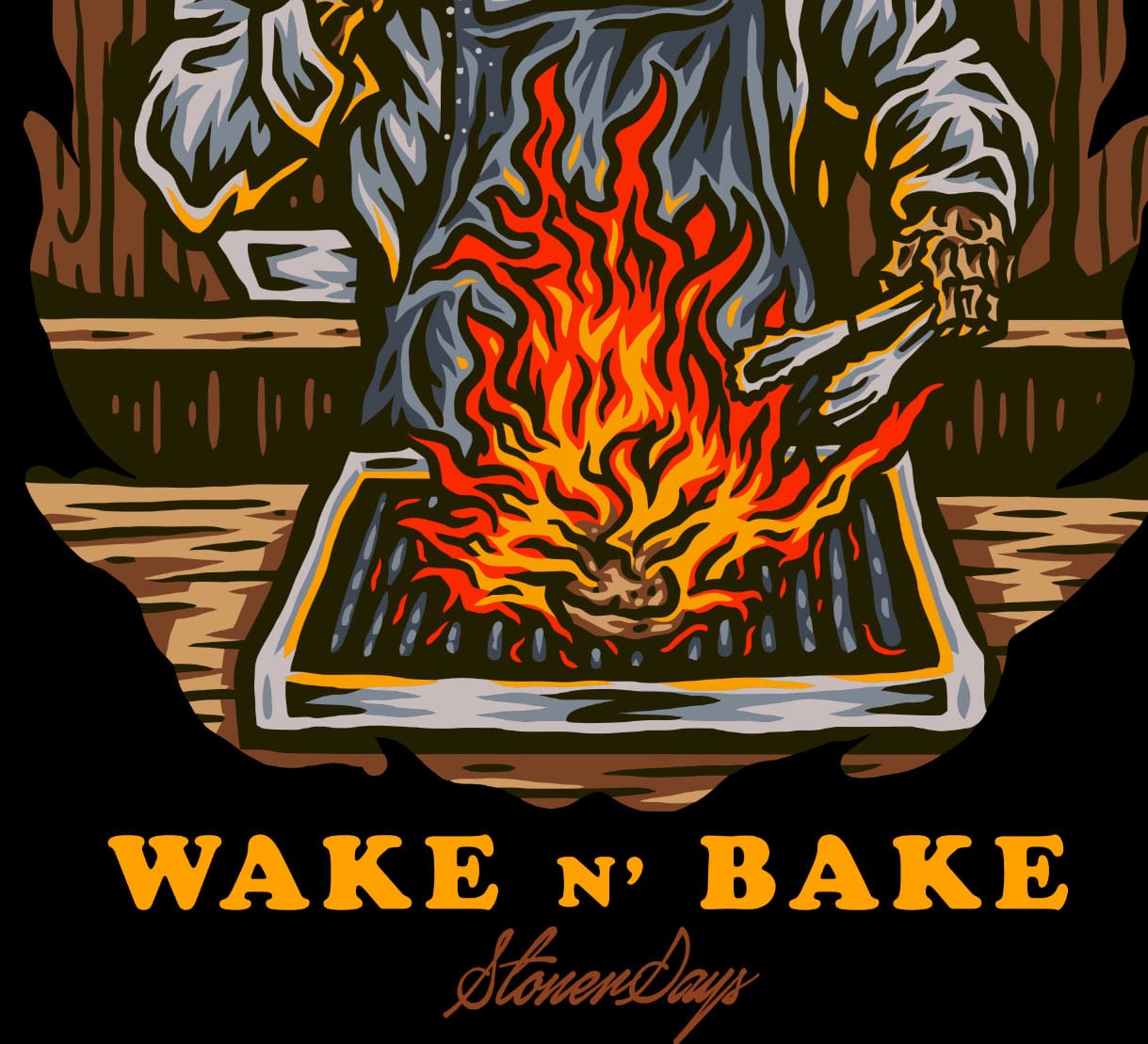 StonerDays Clothing Wake n Bake Tee