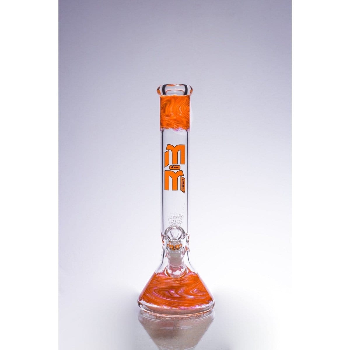 MM-TECH-USA Waterpipe Waterpipe Gold Swirl And Color Beaker by M&M Tech