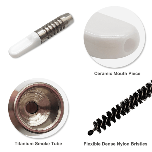 A close-up, angled view of the Waxmaid Quick Hit Silicone Dugout, showing its dark, textured interior.