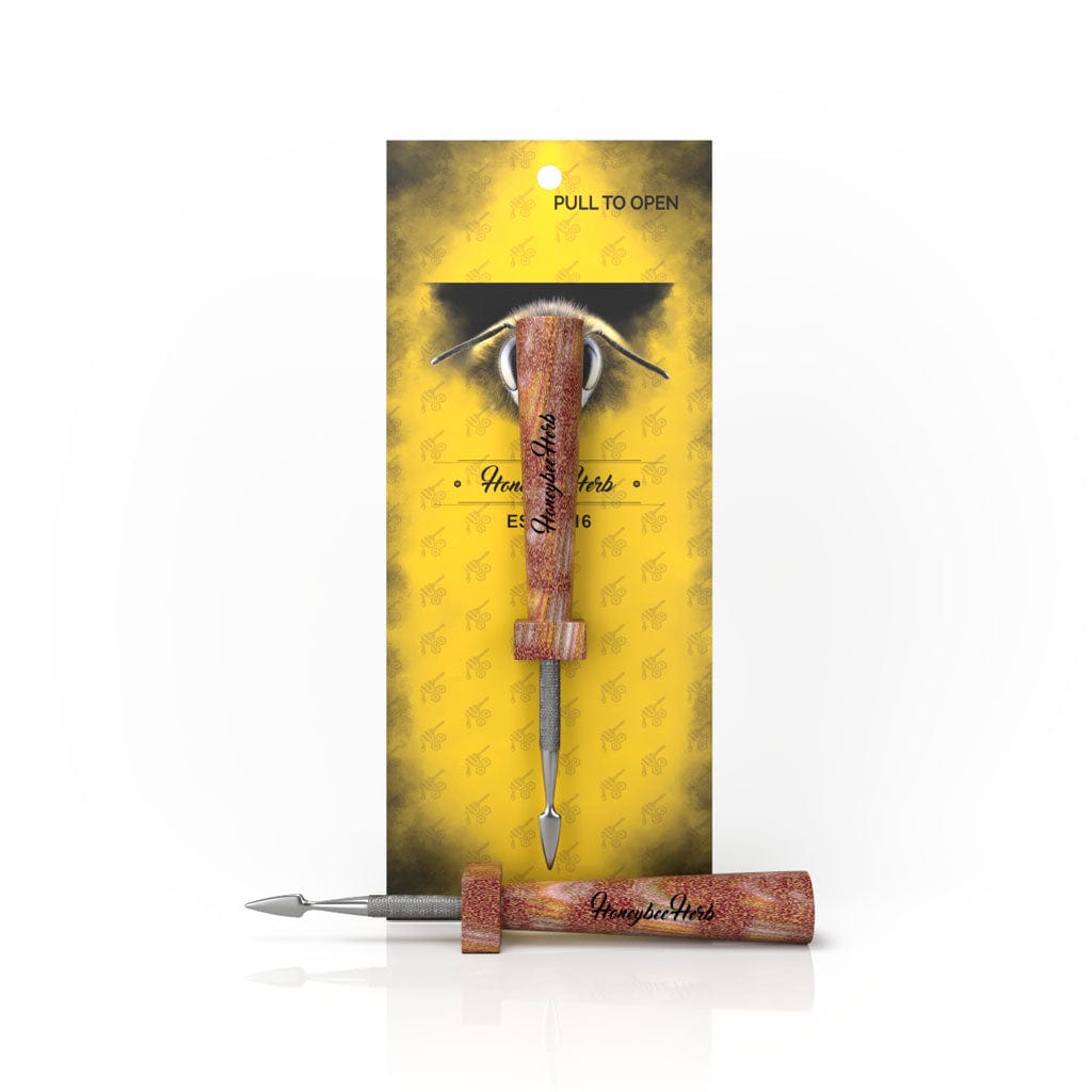 Honeybee Herb Dabber Yellow/Red Classic Resin Dab Tool