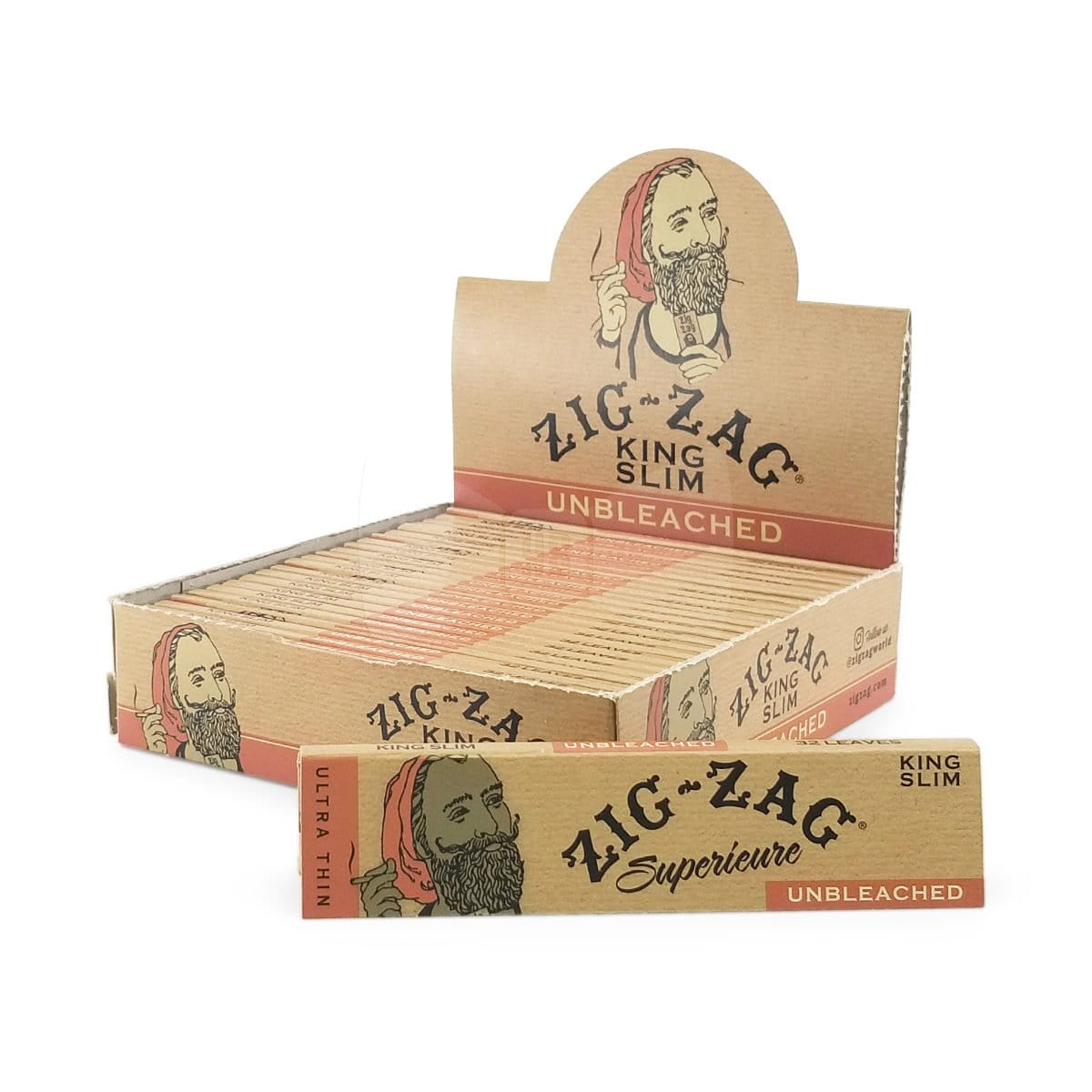 Beamer Smokehouse Papers Zig-Zag Ultra Thin King Size Papers 400-ZIG-ZAG-ULTRA-THIN-PAPERS